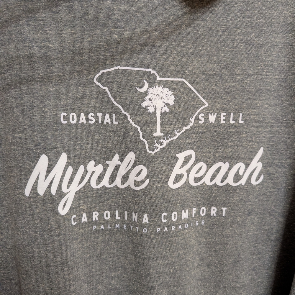 Myrtle Beach Gray Hoodie - Picture 2 of 3